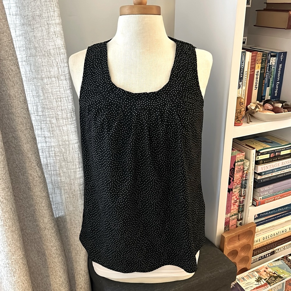 Black spotted blouse